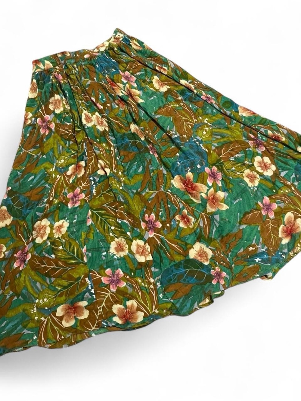 Newport News green maxi skirt